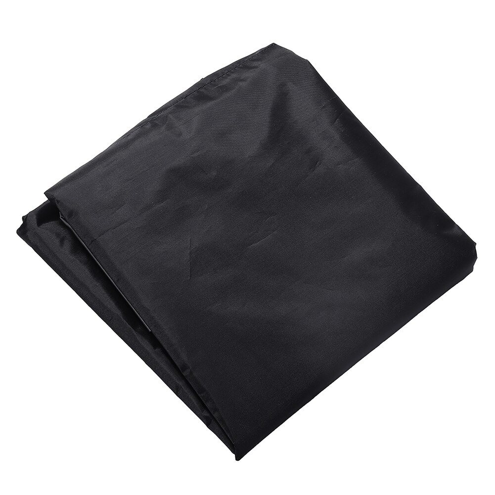 Square Fire Pit Cover Foldable Canopy Protective Outdoor BBQ Shelter Easy Clean Portable For Stove Anti Dust Black Camping