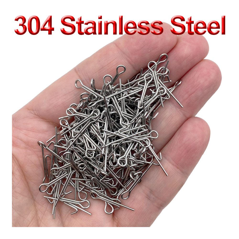 50pcs appât de pêche Stinger Spike crochet broches de connexion aiguille fixe verrouillage assistance leurre souple accessoires de pêche outils