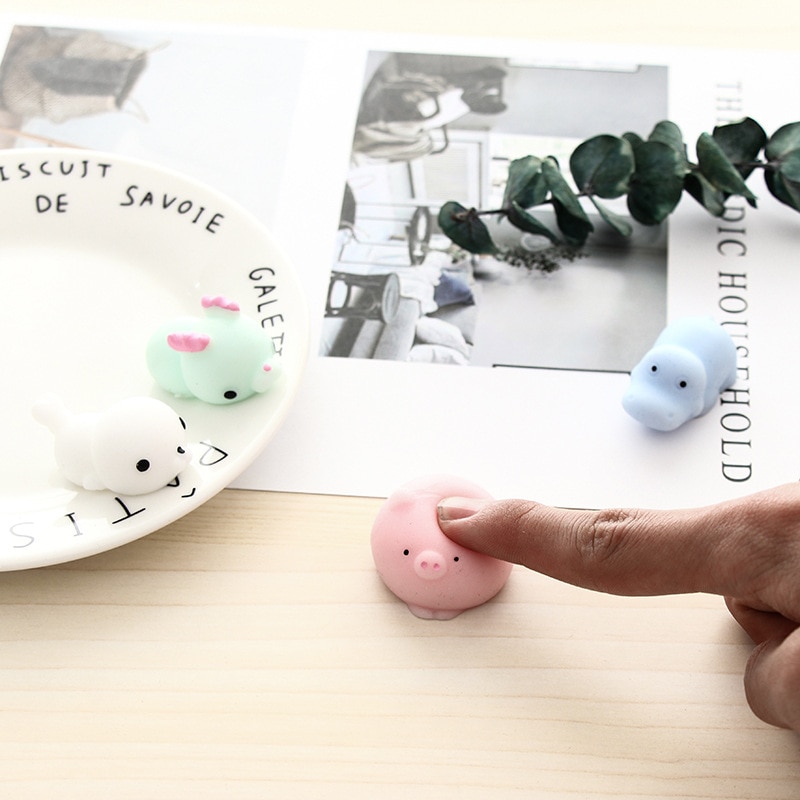 Cute Seal Decompression Toy Decompression Ball Vent Squeezing Tabletop Ornaments Small Animals