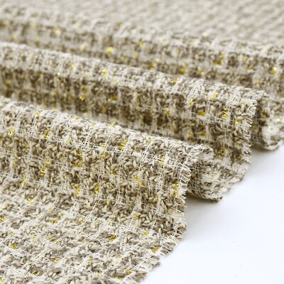 Vintage Autumn Winter Tweed Fabrics Multi Patterns Yarn Dyed Colorful Thread Woolen Fabrics For Sewing Suits Blazer Tissus: 31