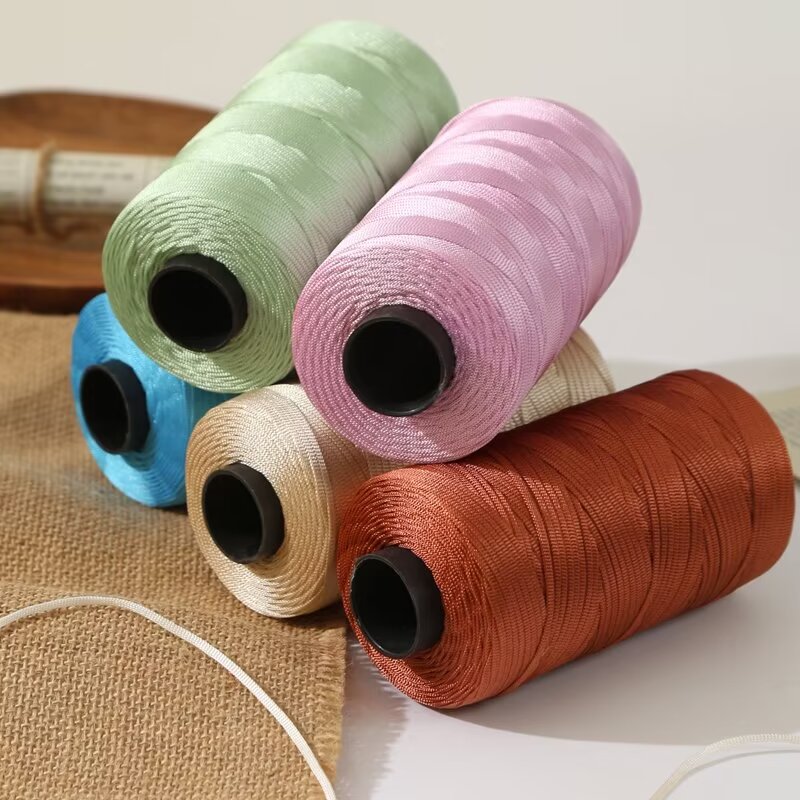 250g summer crochet flat ribbon thread handmade DIY weaving production crochet summer sun hat sandals bag shiny yarn