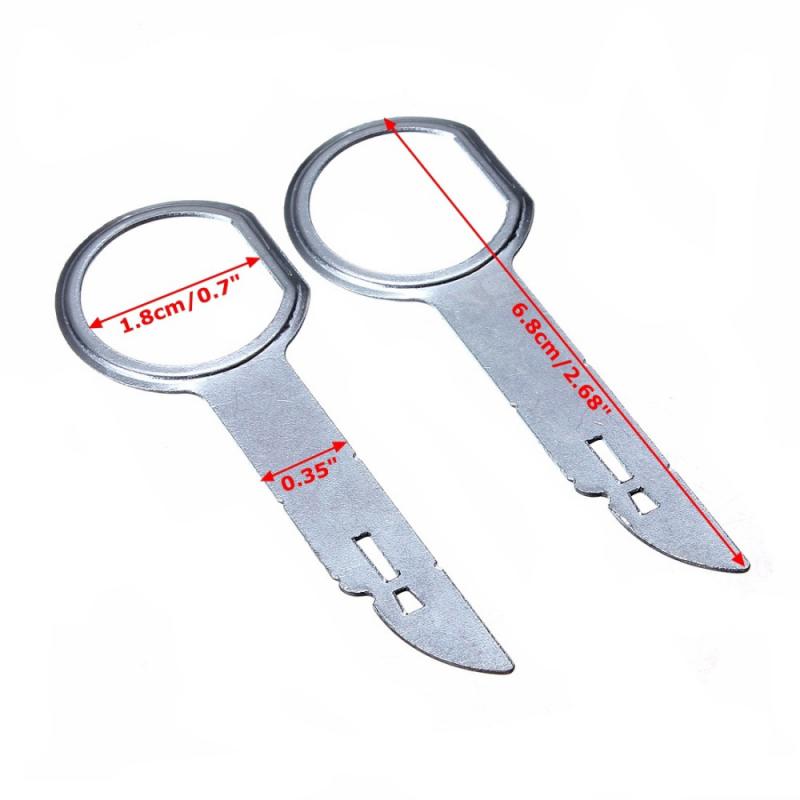 Connects2 PC5-132 X4 Double Din Car Stereo Removal Tool Keys For Audi (Pack Of 4)