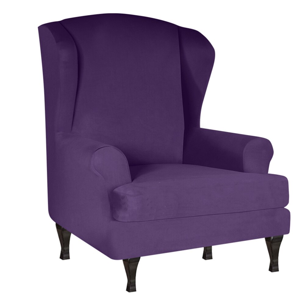 Chic Recliner Chair Cover Chic Household Chair Seat Slipcover Practical Chair Protector Home Ornament for Living Room Dining Roo: Purple