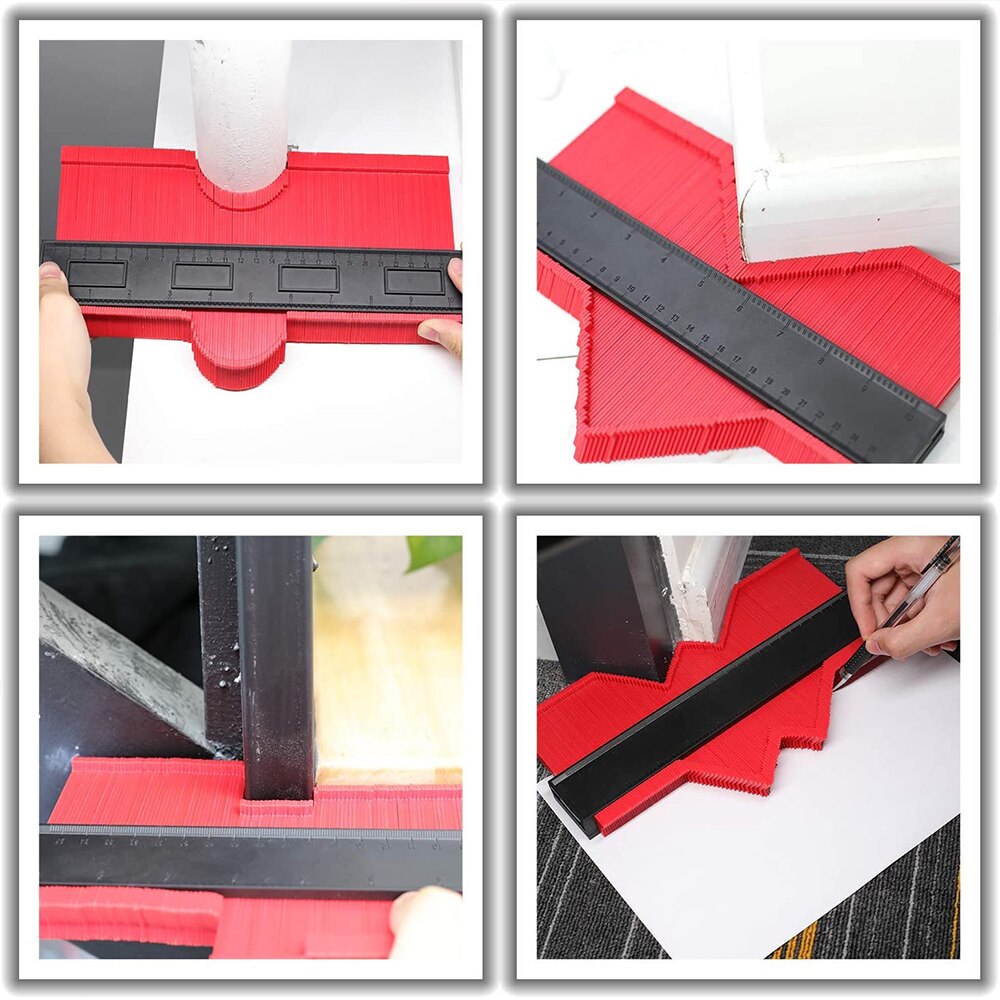 Shape Gauge Duplicator Profile Duplication Gauge Contour Template Contour Duplicator Measuring Tool Multi-functio Profile Gauge