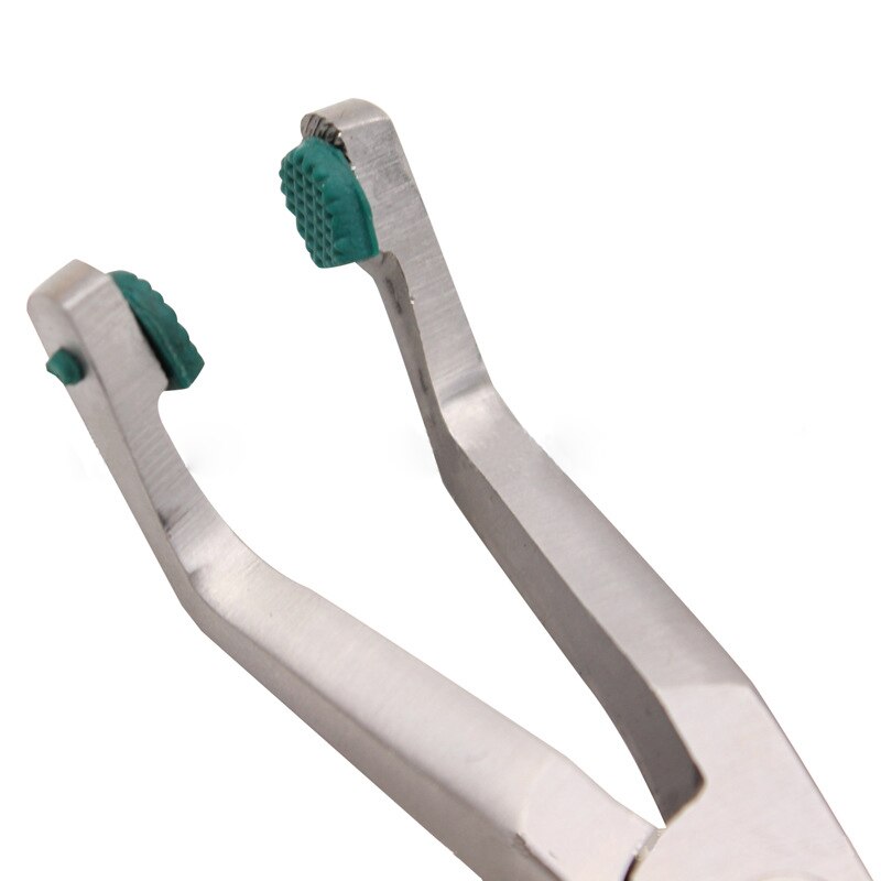 Dental Autoclavable Crown Remover Pliers Temporary Crown Plier With Green Rubber Orthodontic Pliers Dental Temporary Tool