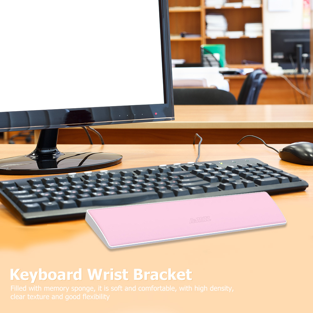 Keyboard Wrist Rest Pad Memory Foam Durable Comfortable Handguard Support Mat Keyboard Pillow for Office Gaming PC