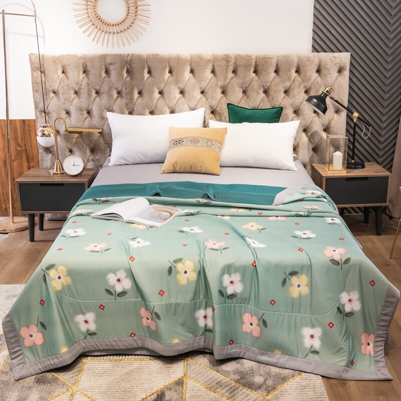 Kuup Cartoon Zomer Cool Latex Quilt Luxe Moderne Airconditioning Latex Vulling Deken Kids Adult Comfortabel Dekbed: 2