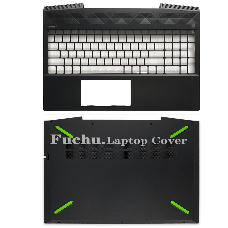 Nouvelle couverture arrière LCD pour HP Pavilion 15-CX TPN-C133 ordinateur portable avant lunette/charnières/repose-l'hypothèse majuscule/boîtier astronomique L20314-001 vert: Ivoire