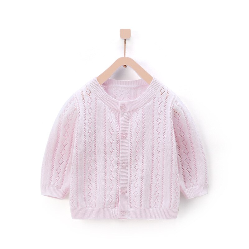 Bébé pull à manches longues tricoté Cardigan pull garçons filles vêtements enfants enfants vêtements d'extérieur manteau casual hauts en tricot: Lt.violet / 110CM