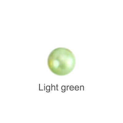 CLUCI 6-8mm Akoya Branello Della Perla per Le Donne Monili Che Fanno Coltivate Branelli Della Perla Delle Donne 16 di Colore Rotonda Akoya sciolto Perla SZ005SB: Light green