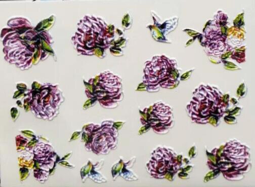 3D arrived Acrylic Engraved Nail Sticker black white lace Water Decals Empaistic Nail Water Slide Decals Z0206: 2