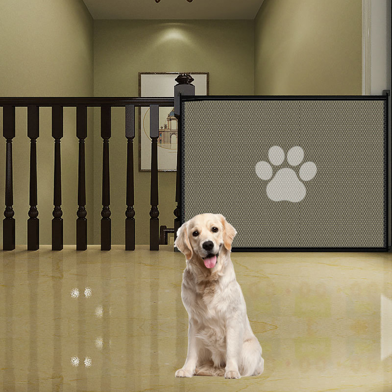 Nowy składany, oddychający kojec z siatki dla psa Ogrodzenie bezpieczeństwa dla kotów i psów Artykuły dla zwierząt zapewniające bezpieczeństwo zwierząt