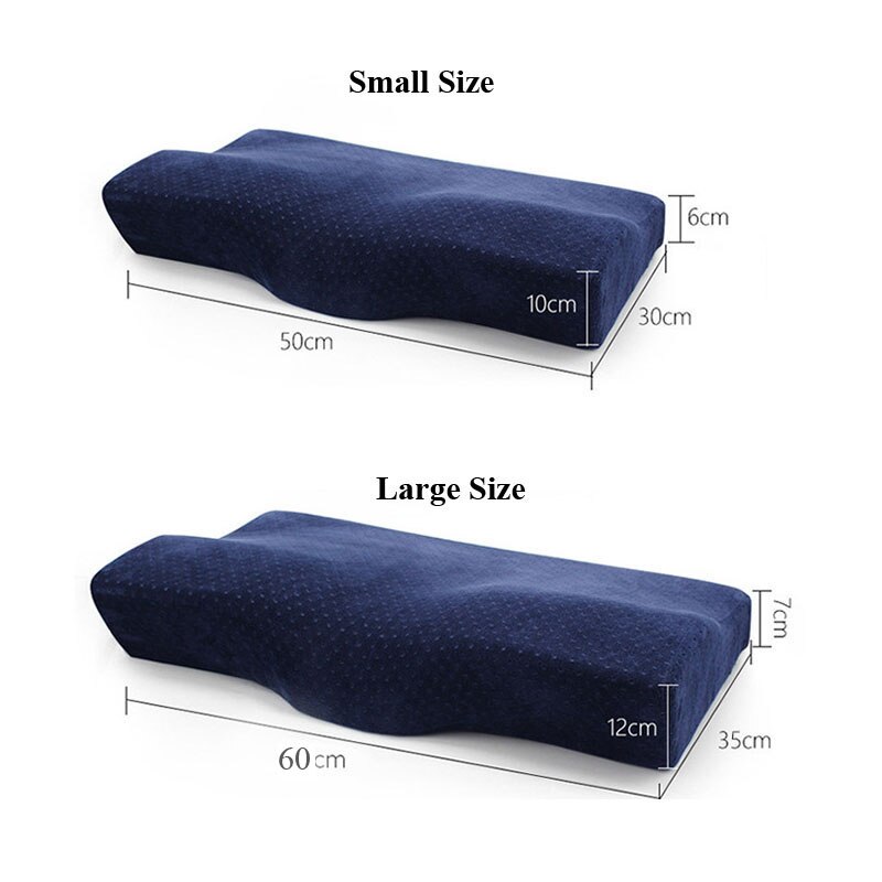 Memory Foam Pillow 2 Sizes Orthopedic Pillow Memory Foam Neck Pillow Slow Rebound For Cervical Health Care Soft Pillow Massage