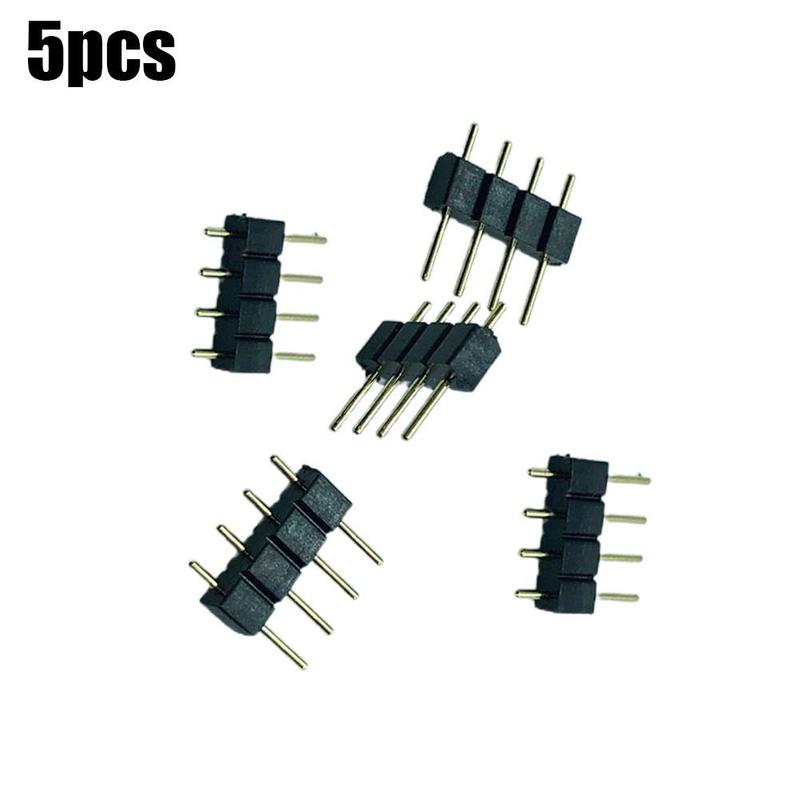 4-- pins mannelijke naar mannelijke stekkerconnector 3528 5050 rgb led-lichtstrip  e3 z 7