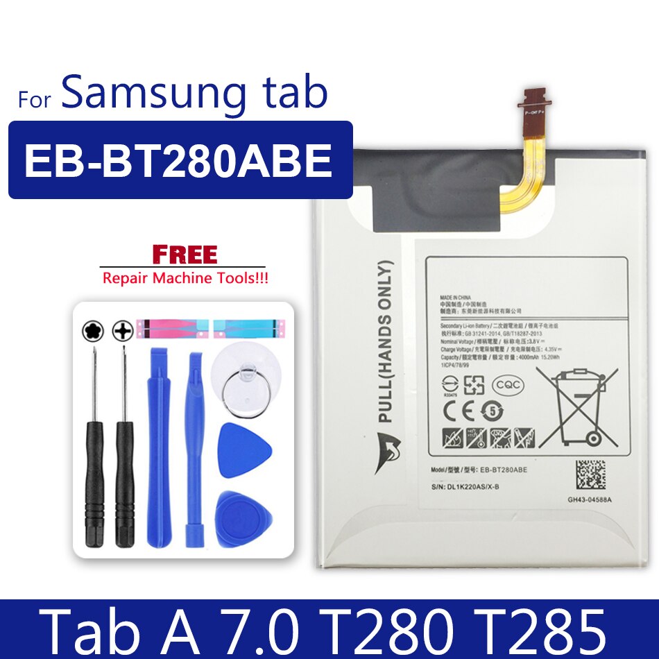 Tablet Battery For Samsung Galaxy Tab 2 3 4/Tab S S2 S3/tab A/tab E (7.0 8.0 8.4 9.6 9.7 10.1 10.5) For Pro 8.4/Note 8 10.1 12.2