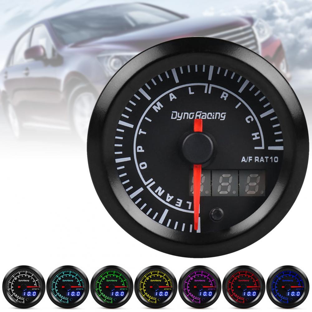 Jauge AFR professionnelle, utile, Portable, 52MM, double affichage, compteur de rapport Air/carburant pour moteur
