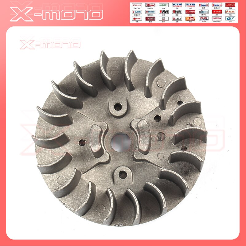 Mini Moto retroceso mayor para volante de motor de arranque para 2 tiempos 47cc 49cc partes del motor de bicicleta de bolsillo chino tierra Quad ATV Crosser