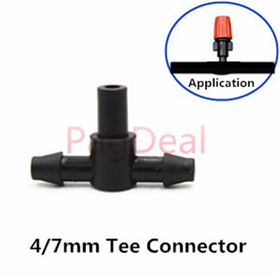 47 mm slangestik fittings drypvanding modhager til 1/4 " 4/7mm haveplæne vandslange ventil kobling tilbehør: Gul