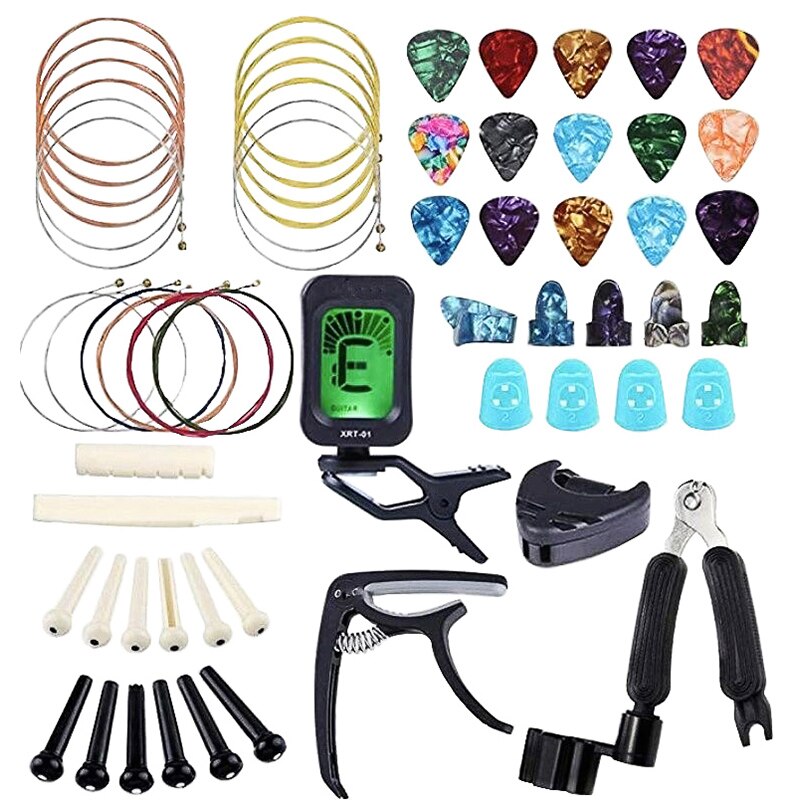 Gitaar Accessoires Elektrische Gitaar Riem Picks String Muziek Instrument Tuner Capo Change Clamp Key Finger Guards Slagplaat Onderdelen: B