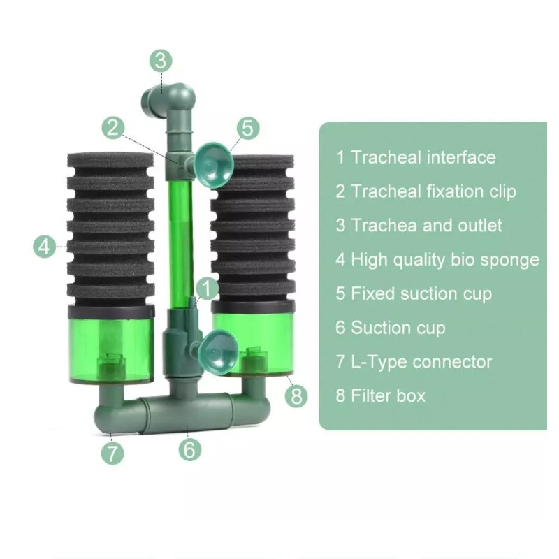 Bio Sponge Aquarium Filter Breeding Fry Betta Shrimp Nano Fish tank Aquarium PTSP