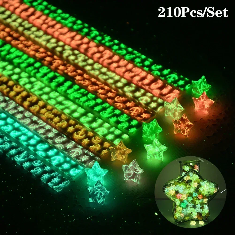 210 Vellen Origami Sterren Papieren Lichtgevende Origami Sterren Papier Strips Lucky Star DIY Hand Decor Vouwpapier Ambachten Kunstbenodigdheden