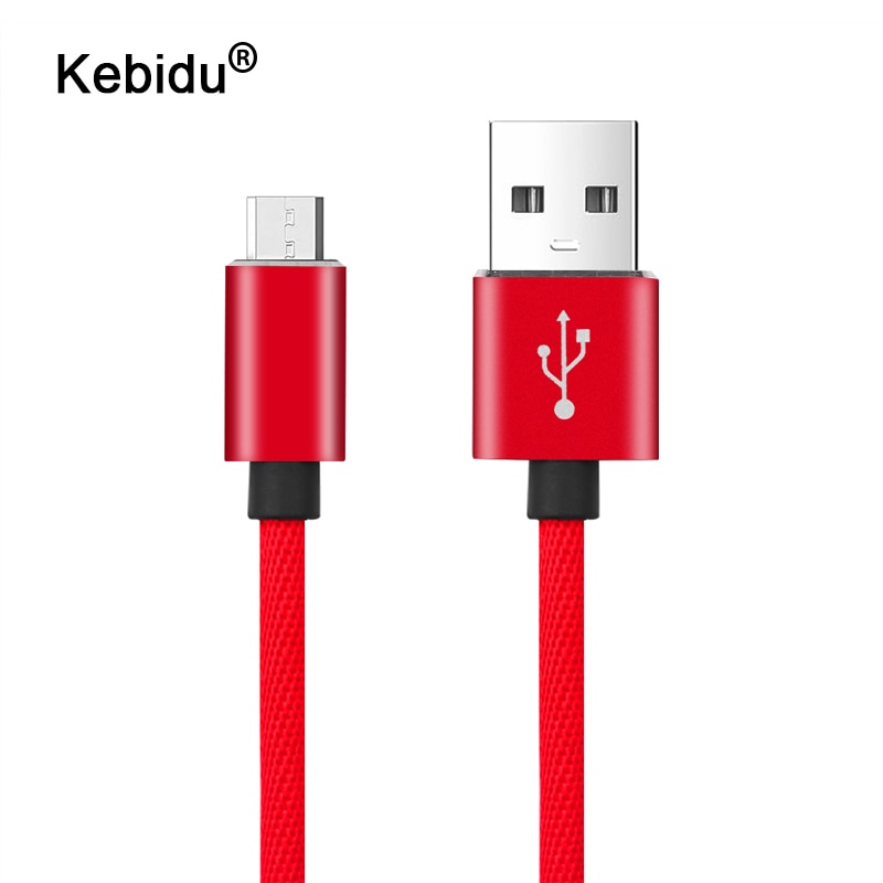 Kebidu Micro Usb Kabel 2A Snel Opladen Draad Voor Xiaomi Mi2 Redmi Mobiele Telefoon Kabels Usb Data Charger Cable Koord voor Samsung S7
