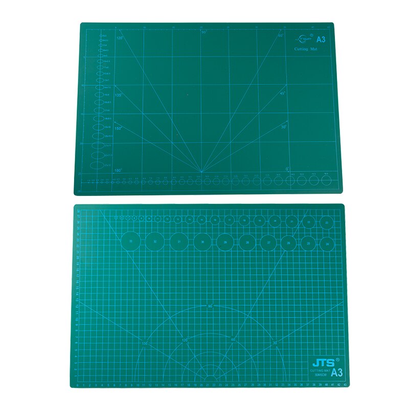 JTSIP Double Sided Cutting Mat A2 A3 A4 Durable Self-healing Handmade Cutting Tool Large Desktop Cutting Pad White Core Cut Mat