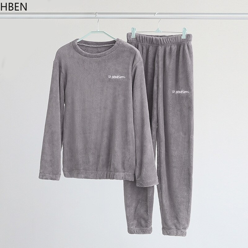 DA Homewear-Pijama de maternidad, Conjunto de pijama de enfermería, Conjunto de pijama polar de invierno para mujer, ropa de dormir femenina de terciopelo, ropa de casa