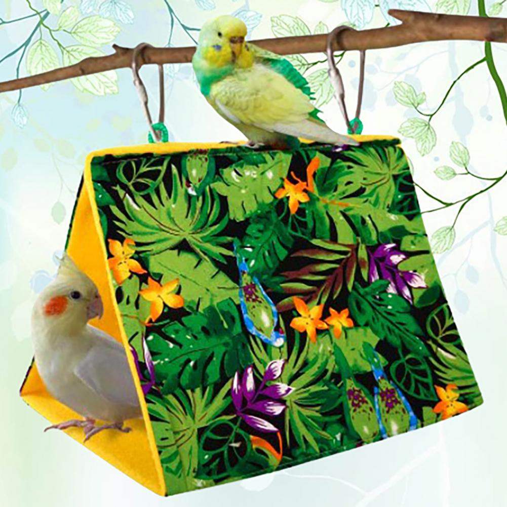 Parrot Habitat Pet Supplies Bird Cage 3 Sizes Comfortable Soft Pet Bird Hammock Cage