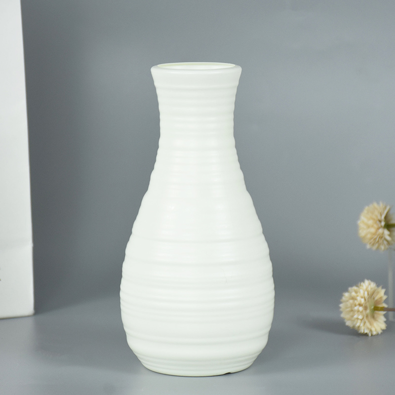 Modern Flower Vase White Pink Blue Plastic Vase Flower Pot Basket Nordic Home Living Room Decoration Ornament Flower Arrangement: light green