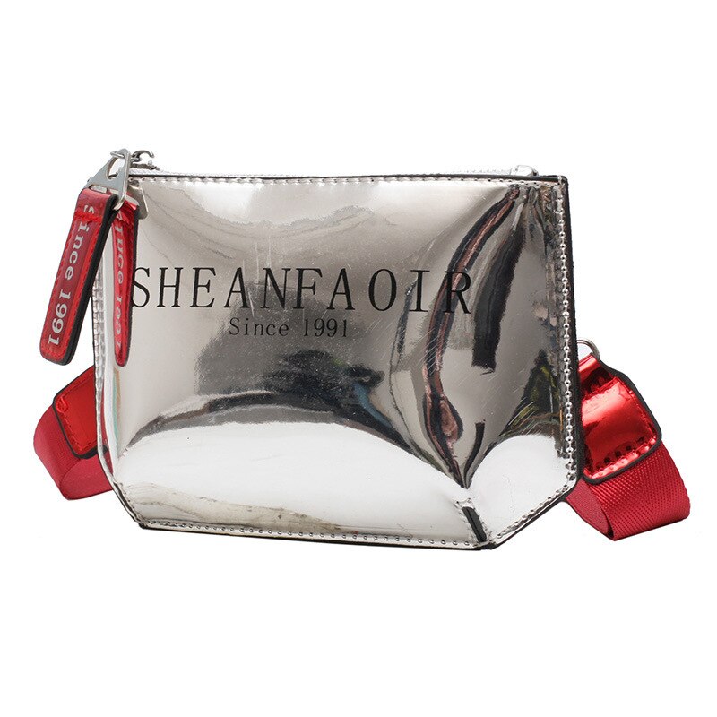 Crossbody tas met rits voor dames, vrijetijdstas, enkele schoudertas, felgekleurde borsttas