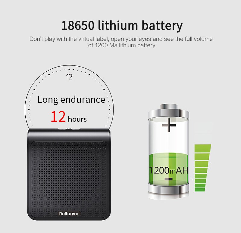 Draagbare Voice Versterker Megafoon Booster Ontmoette Bedrade Microfoon Luidspreker Speaker MP3 Leraar Training Megafoon