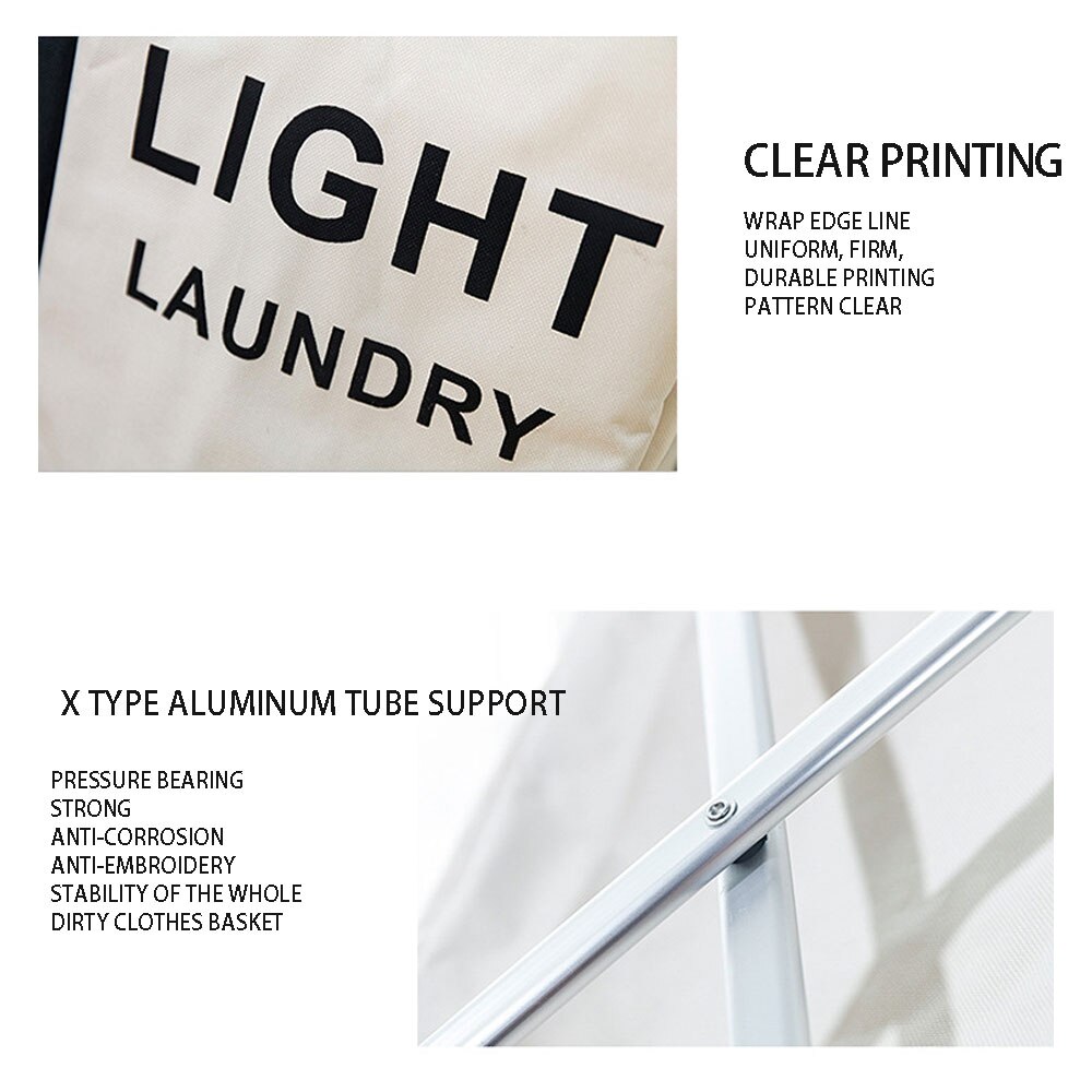 3/2/1 Foldable Girds Laundry Basket Oxford Cloth Dirty Clothes Storage Organizer Laundry Hamper Sorter Washing Laundry Basket