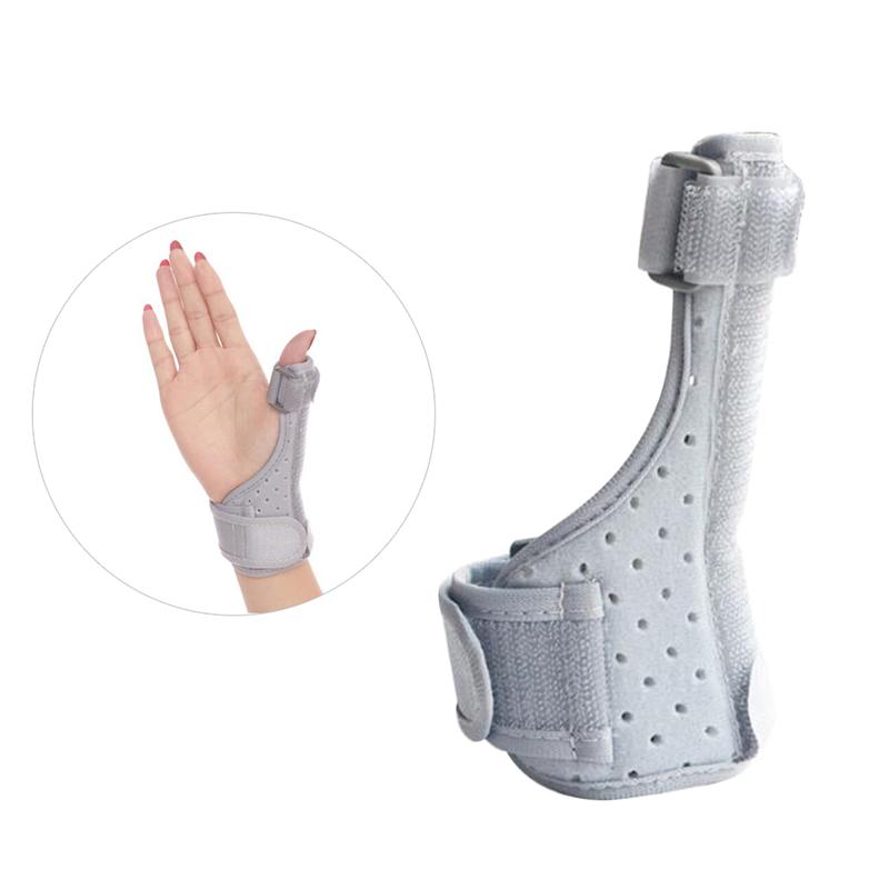 1Pc Thumb Brace Duim Spalk Verstelbare Pijnbestrijding Vaste Comfortabele Duim Riem Band Ondersteuning Corrector Pads Mannen Vrouwen Patiënten