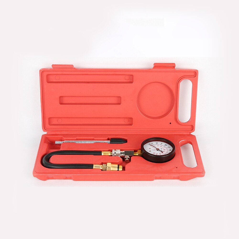 Gasoline Engine Compression Tester Auto Petrol Gas Engine Cylinder Automobile Pressure Gauge Tester Automotive Test Kit 0-300psi: G324 Cylinder