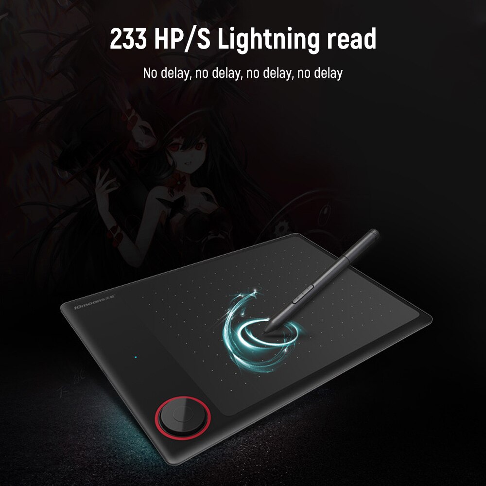 G30 Graphics Drawing Digital Tablets OSU Game Tablet Signature Pen Tablet with Battery-Free Stylus Pen