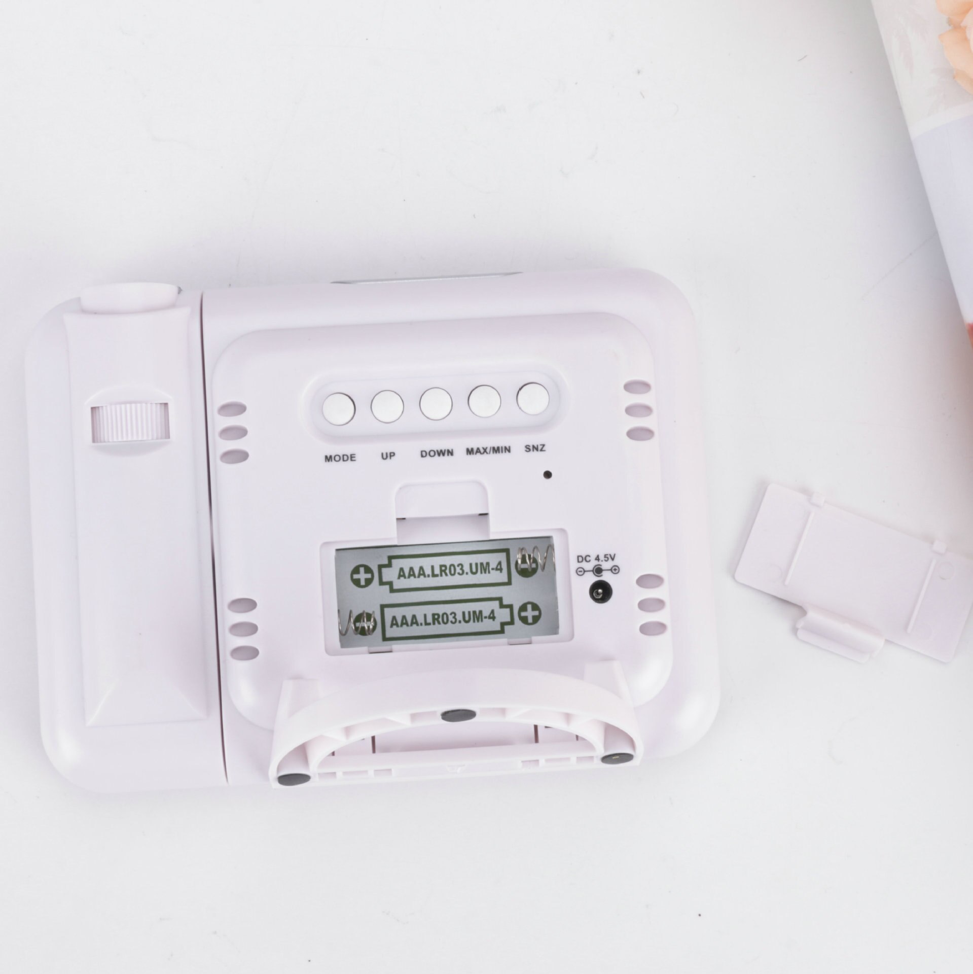 Digitale Projectie Wekker Projector In/Outdoor Hygrometer Wekker Met Temperatuur En Vochtigheid Projectie Scherm