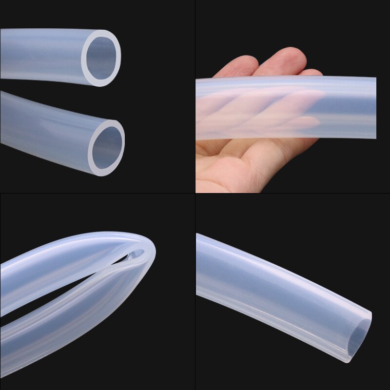 Transparent Flexible Silicone Tube ID 30mm x 33mm OD Food Grade Non-toxic Drink Water Rubber Hose Milk Beer Soft Pipe Connect