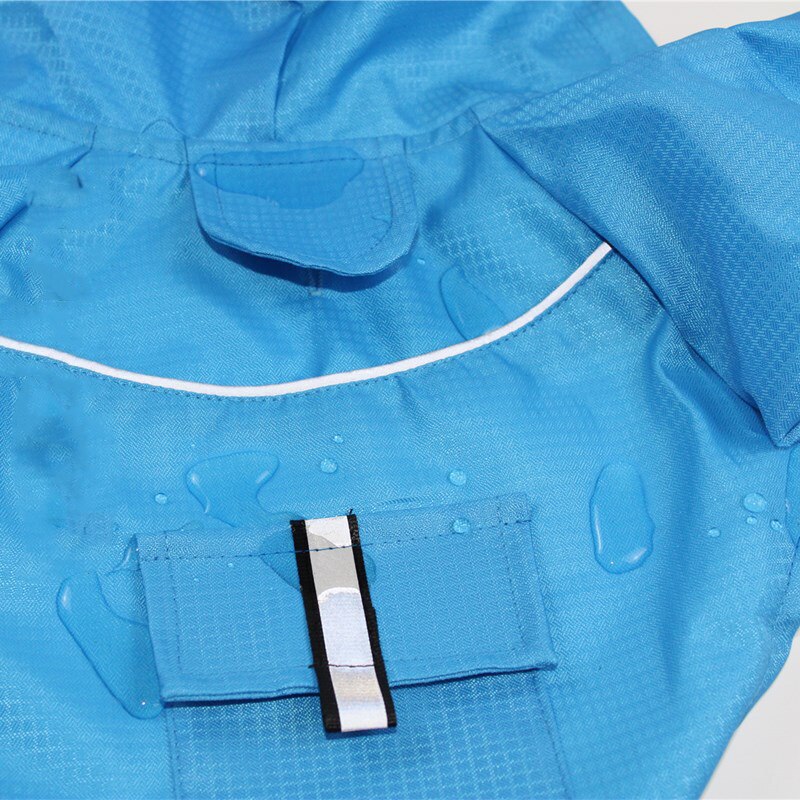 Chubasquero para perros pequeños, ropa impermeable para cachorros, abrigo para exteriores, chaqueta de lluvia para perrito de Mascota, poncho de perro mediano reflectante, malla transpirable