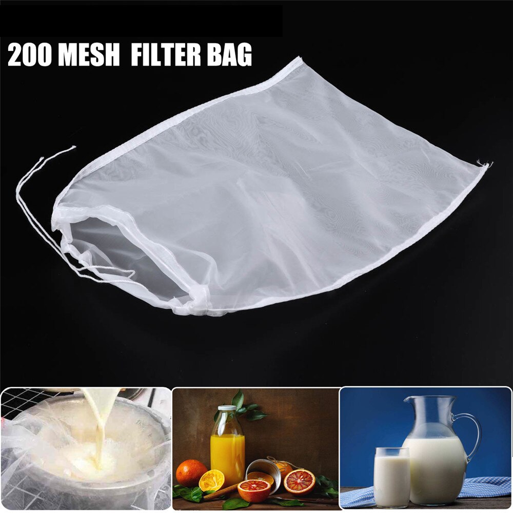 1pc fina nylonnät siktar silar mat special mutter mjölkpåse kaffe filter ostduk vin sil matlagning durkslag accesso