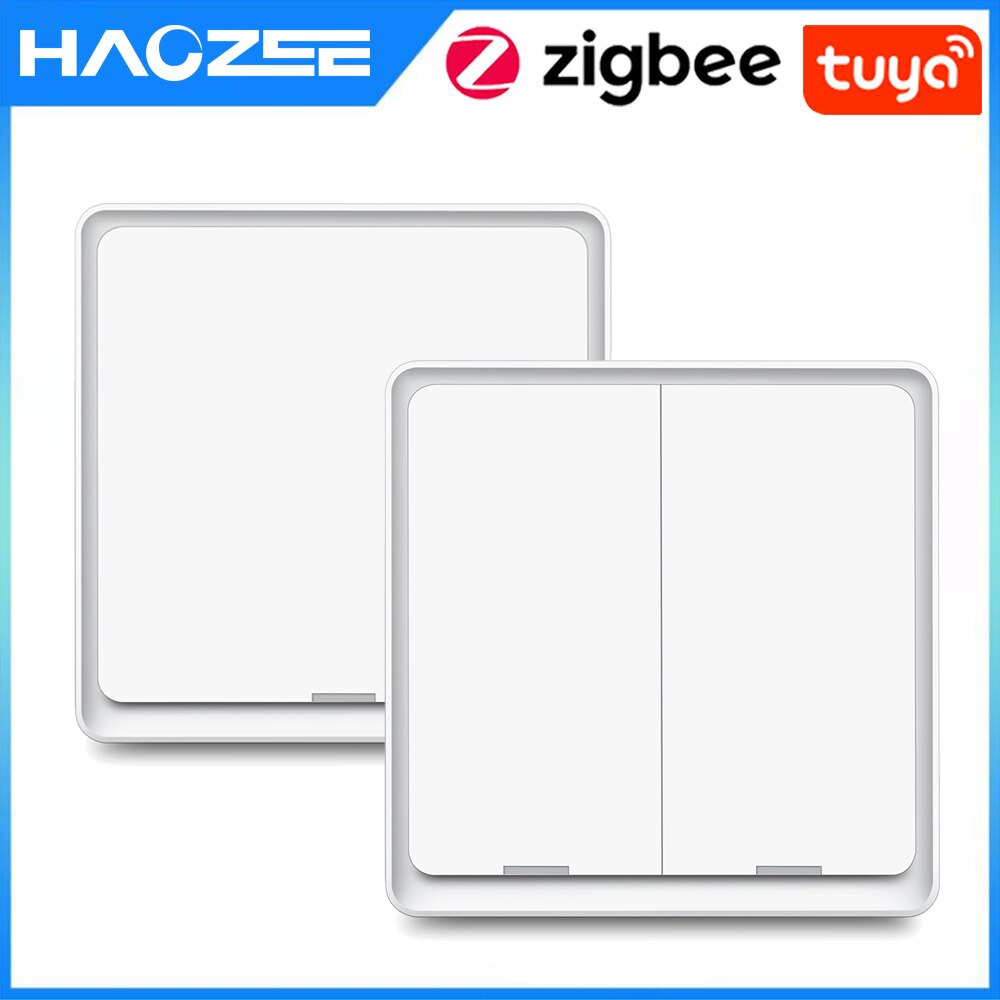 Tuya zigbee smart switch 1/2/3 gang smart home automation control kompatibel med alexa google home assistant