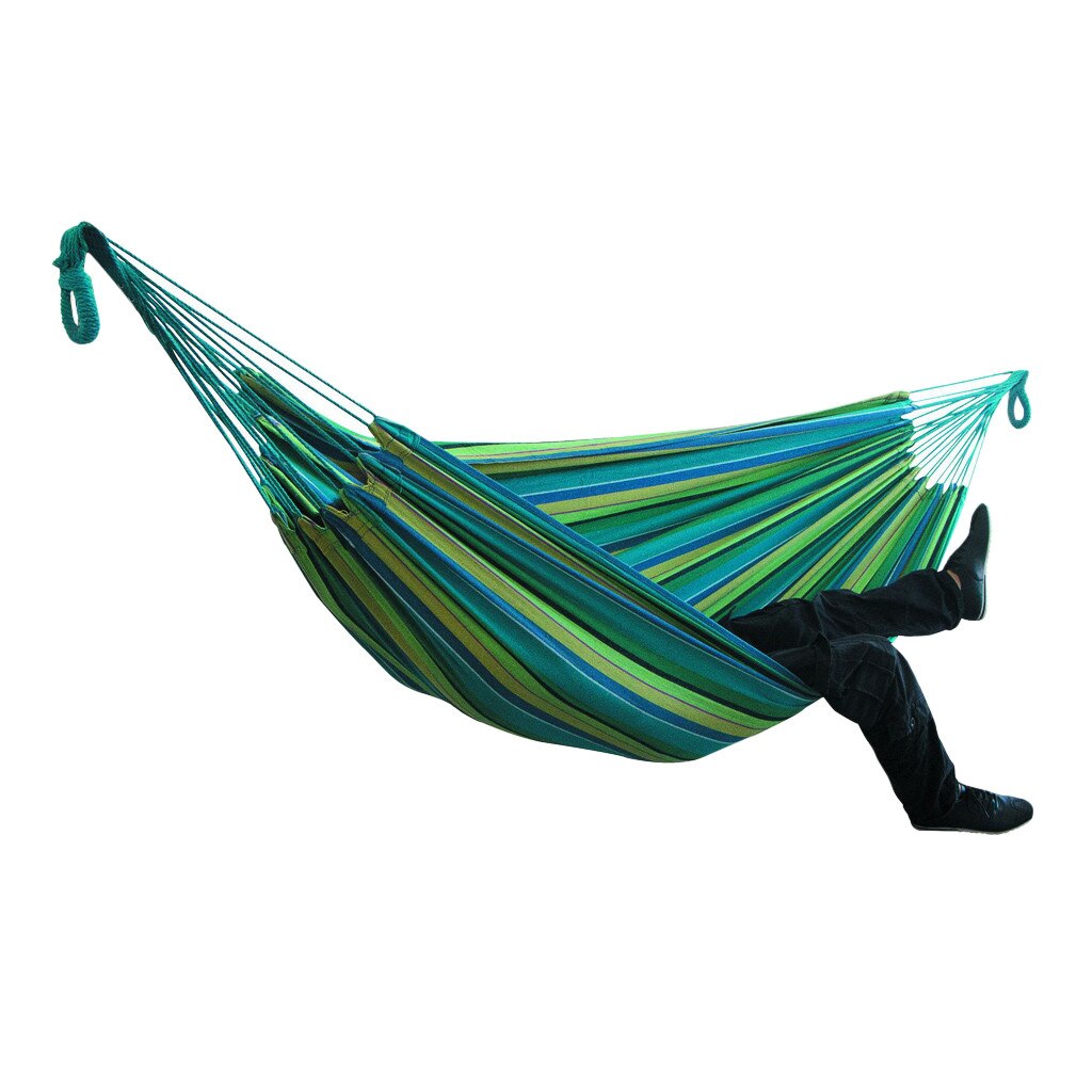 200*150cm hamock Two-person Hammock Camping Thicken Swinging Chair Outdoor Hanging Bed Canvas Rocking Chair Not with Hammock