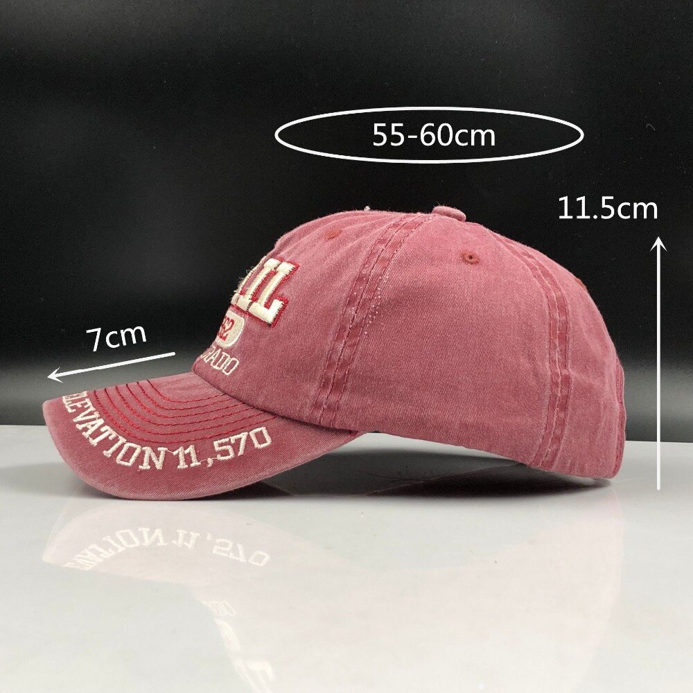 summer Washed Cotton Baseball Cap Snapback Hat For Men Women Dad Hat Embroidery Casual Cap Casquette Hip Hop Cap