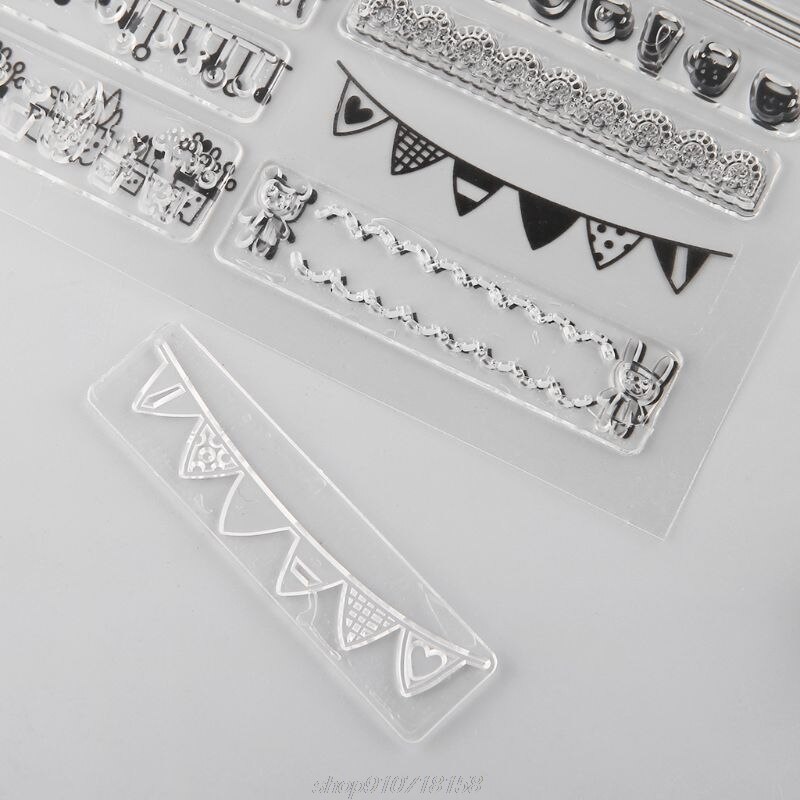 Muzieknoot Siliconen Clear Seal Stempel Diy Scrapbooking Embossing Fotoalbum Papier Card Craft Art O27 20