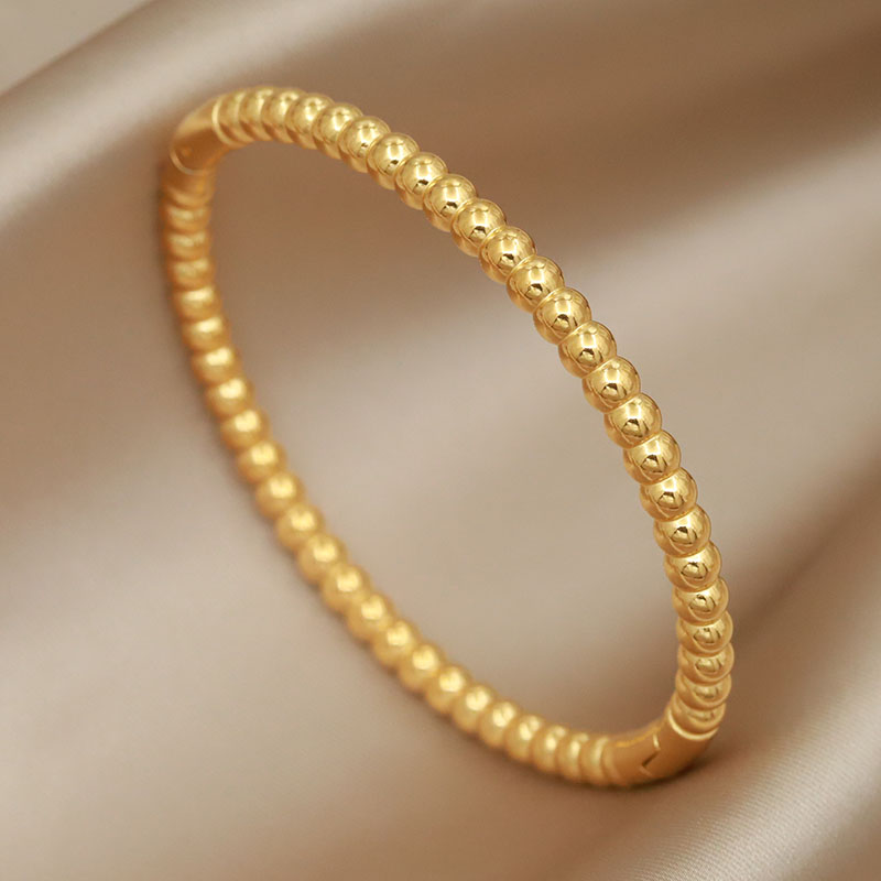 316L roestvrijstalen metalen kralen kruisarmbanden voor dames modemerk sieraden veelkleurige vlinderbloemarmbanden: Silver Plated