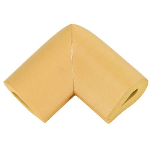 4Pcs Soft Table Desk Corner Protector V Shape Anti Collision Safety Edge Corner Guards Baby Kids Table Desk Protector Cover: Wood Color