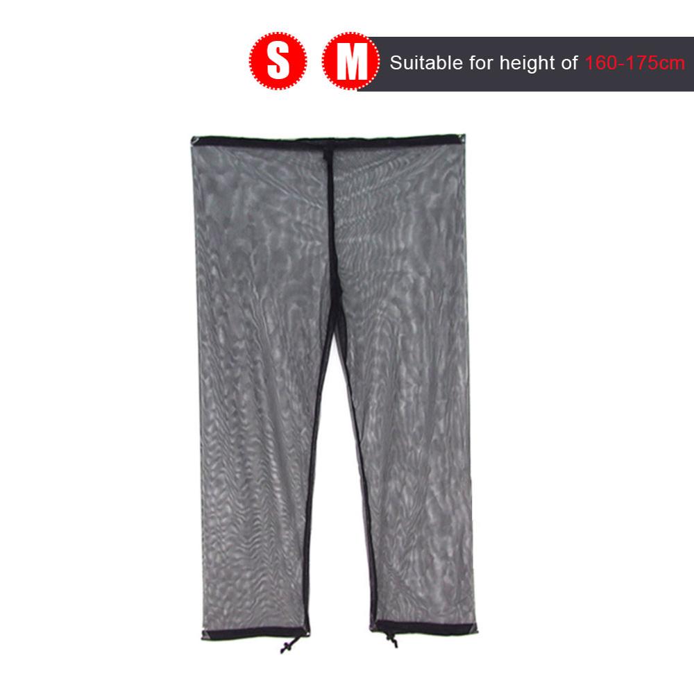 2 Sizes Outdoor Anti-mosquito clothes suit jacket/trousers/Gloves/Shoes covers mosquito protection Clothing 175-190CM 160-175CML: S to M Pants
