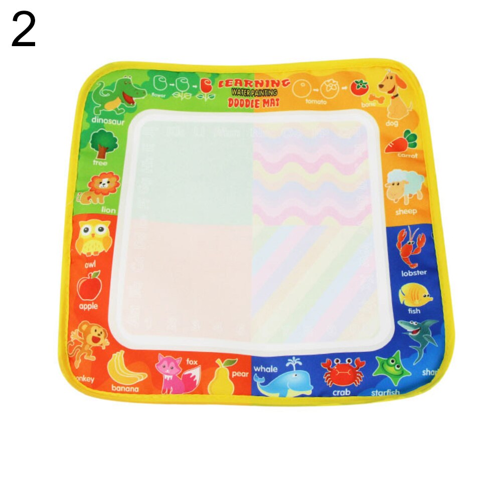 Popular Kids Board Painting Doodle Magic Pen Writing Water Drawing Mat Education: 2