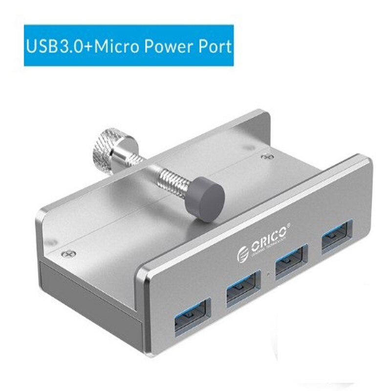 ORICO 4 Ports USB Hub High Speed Display USB 3.0 Usb Splitter for Macbook Air Laptop PC Computer Hubs 10-30mm Adjustable Clip