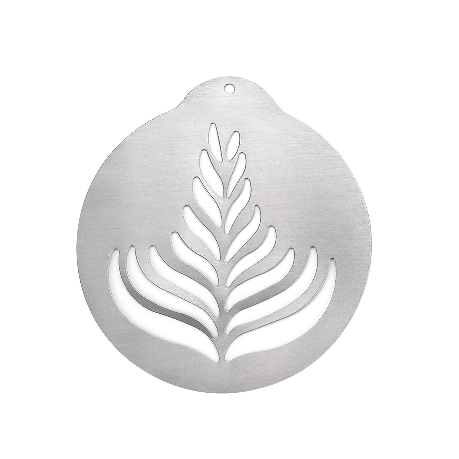 5Pcs DIY Latte Art Stencils Cake Stencils Espresso Decorating Art Smooth Edge Coffee Painting Mold Fondant Coffee Decor Mold